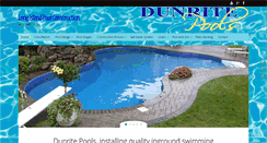 Desktop Screenshot of dunritepoolsconstruction.com