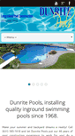 Mobile Screenshot of dunritepoolsconstruction.com